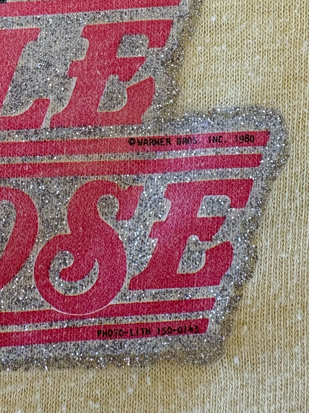 80s Single Stitch Willie Nelson Iron-On Glitter Graphic T-Shirt Small EUC Outlaw - Picture 9 of 13